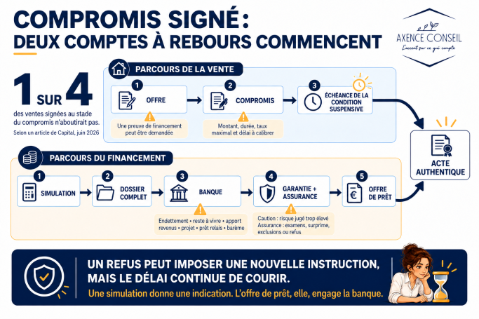 1 compromis sur 4 échoue