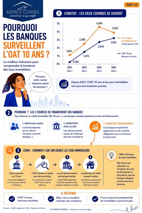 Pourquoi les banques surveillent l'OAT 10 ans ? Pourquoi les banques surveillent l'OAT 10 ans ?