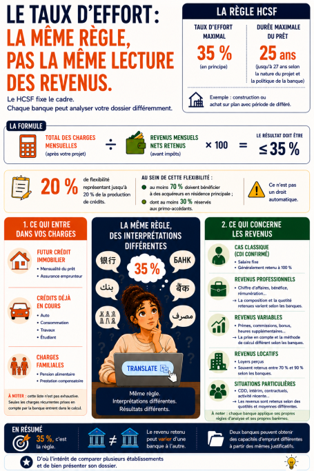 Le taux d'effort Le taux d'effort
